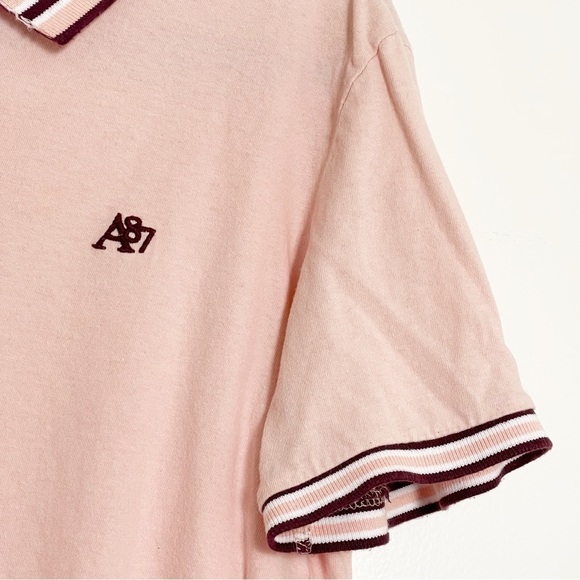 AEROPOSTALE Men’s Pink Short Sleeve Cotton Polo - Small - Picture 6 of 10